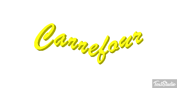 Carrefour Текстовый эффект
