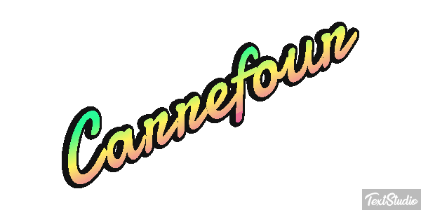 Carrefour Текстовый эффект
