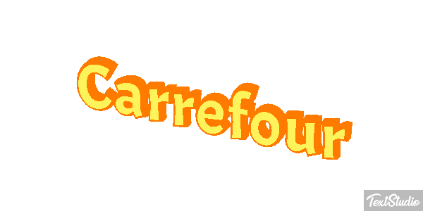 Carrefour Текстовый эффект