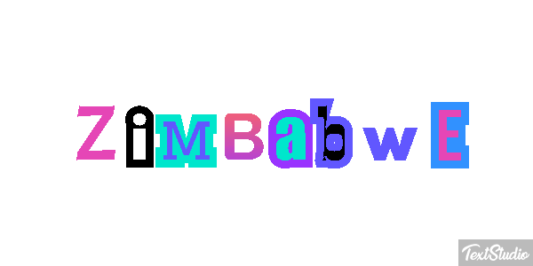Zimbabwe Effet de texte
