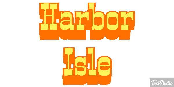Harbor Isle Efekt tekstowy