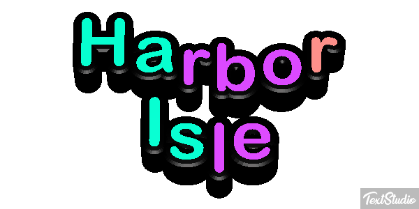 Harbor Isle Efekt tekstowy