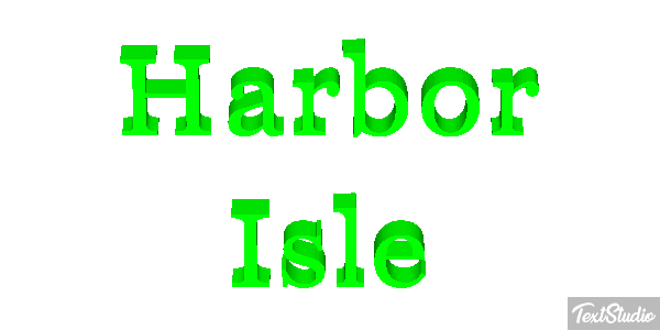 Harbor Isle Efekt tekstowy