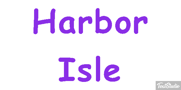 Harbor Isle Efekt tekstowy