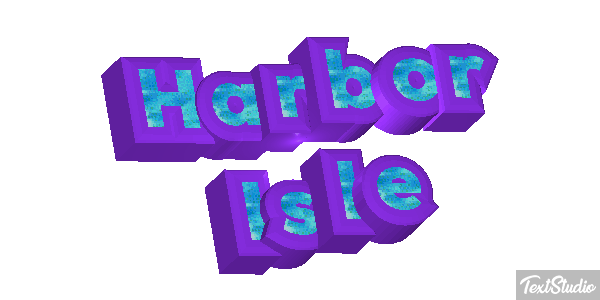 Harbor Isle Efekt tekstowy