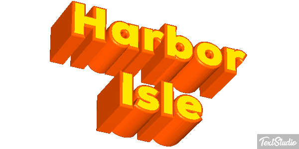 Harbor Isle Efekt tekstowy