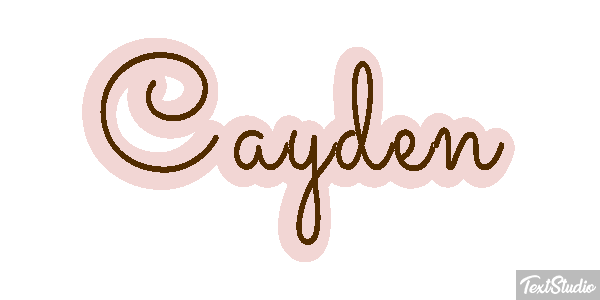 Cayden Text effect
