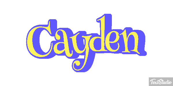 Cayden Text effect