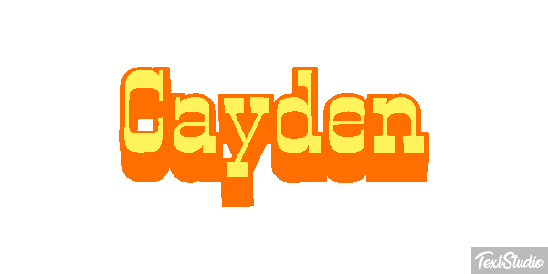 Cayden Text effect