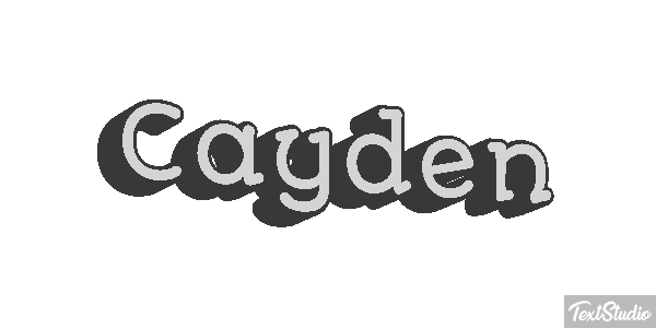 Cayden Text effect