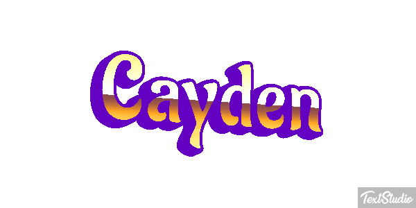 Cayden Text effect