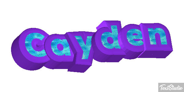 Cayden Text effect