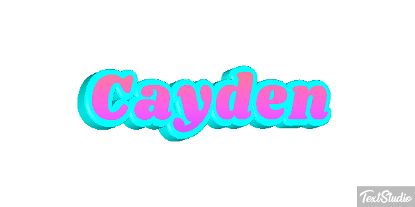 Cayden Text effect