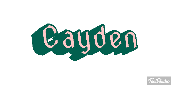 Cayden Text effect