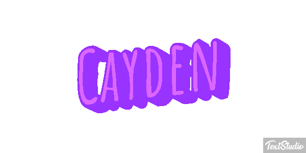 Cayden Text effect
