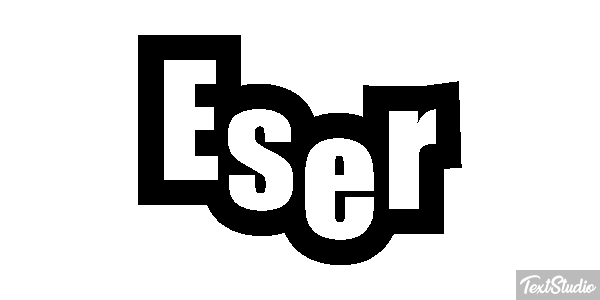 Eser Texteffekt