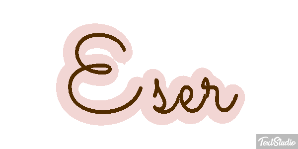 Eser Texteffekt
