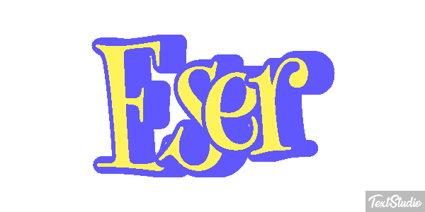 Eser Texteffekt