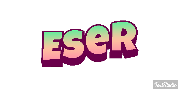 Eser Texteffekt