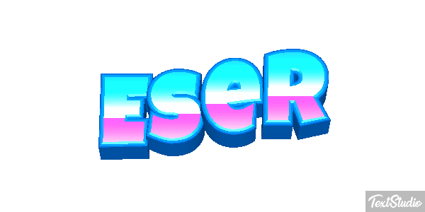 Eser Texteffekt