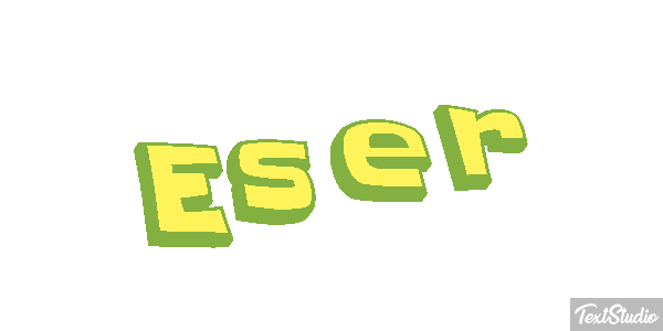 Eser Texteffekt