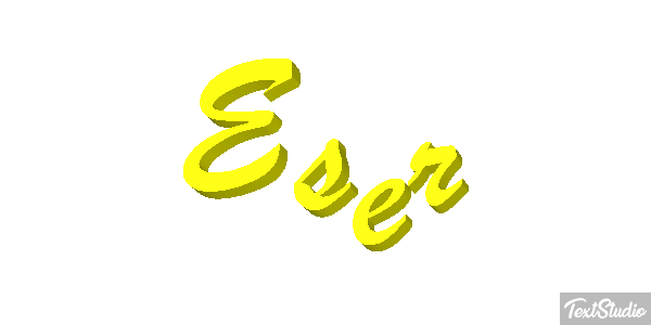 Eser Texteffekt