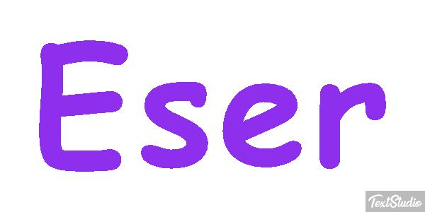 Eser Texteffekt