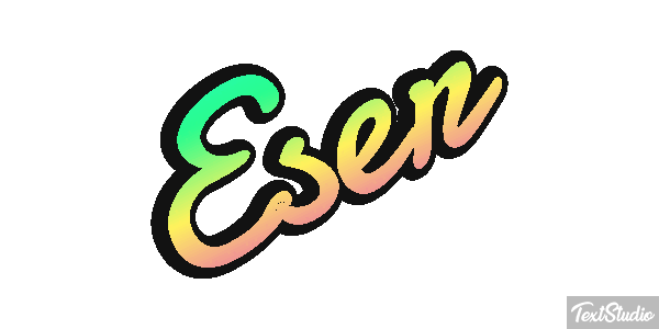 Eser Texteffekt