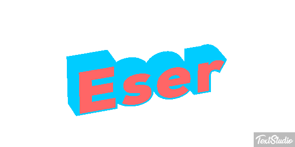 Eser Texteffekt