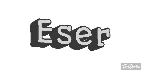 Eser Texteffekt