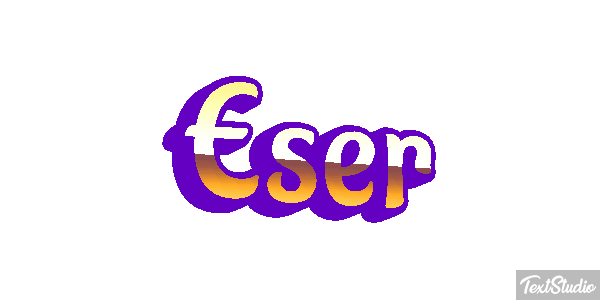 Eser Texteffekt