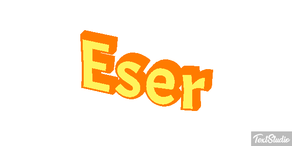 Eser Texteffekt