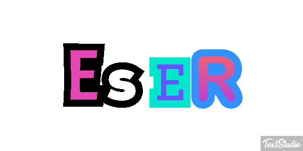 Eser Texteffekt