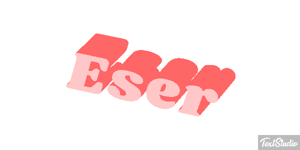 Eser Texteffekt