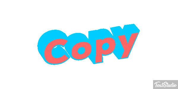 Copy Efeito do texto