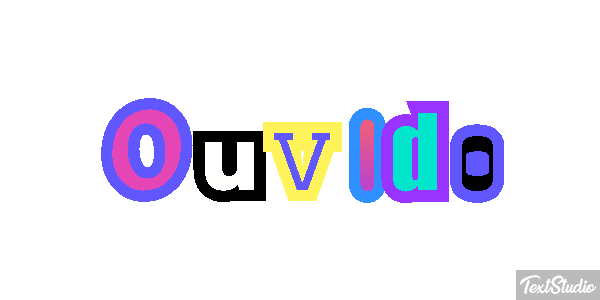 Ouvido Текстовый эффект