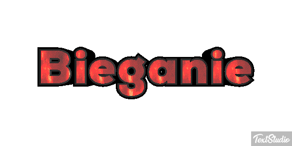 Bieganie Efekt tekstowy