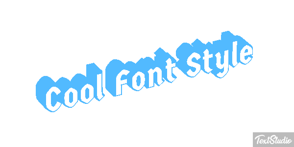 Cool Font Style Text effect