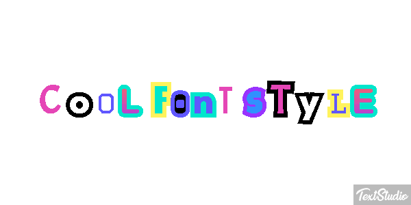 Cool Font Style Text effect