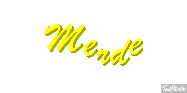 Merde Effet de texte