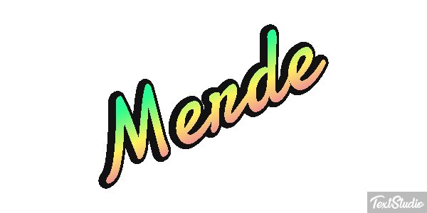 Merde Effet de texte