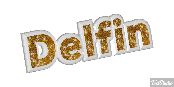 Delfin Texteffekt