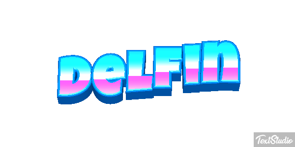 Delfin Texteffekt