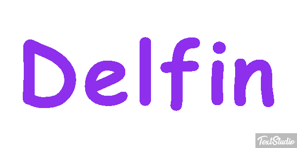 Delfin Texteffekt