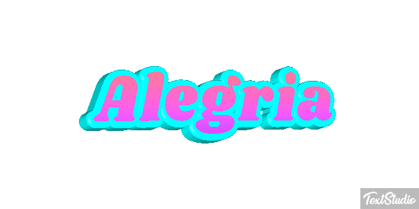 Alegria Efeito do texto