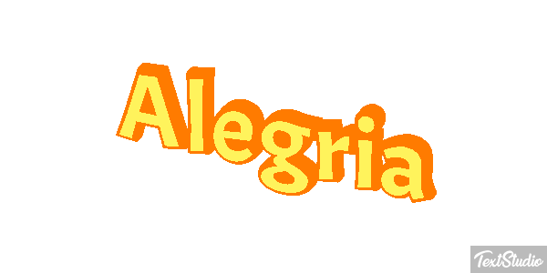 Alegria Efeito do texto
