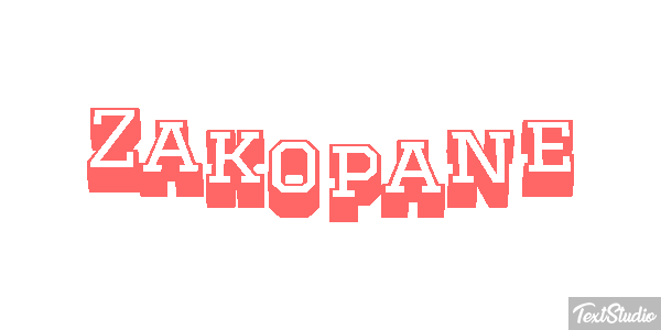 Zakopane Efekt tekstowy