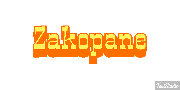 Zakopane Efekt tekstowy