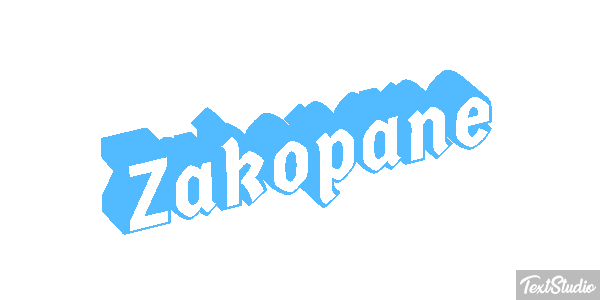 Zakopane Efekt tekstowy