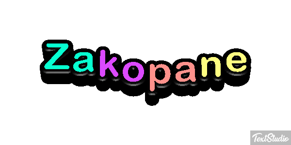 Zakopane Efekt tekstowy